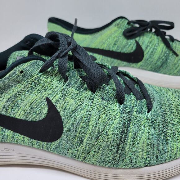 Nike 843764-300 LunarEpic Flyknit Mens Seaweed Green Running Sneakers Size US 15 - Picture 3 of 16